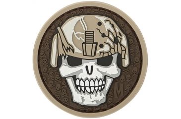 Image of Maxpedition Soldier Skull Morale Patch,Arid SLDKA
