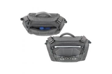 Image of Maxpedition Solstice Camera Shoulder Bag, w/Zipper Flaps for Additional Water/Rain Protection, 13.5 L, Gray STCGRY