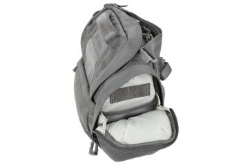Image of Maxpedition Solstice Camera Shoulder Bag, w/Zipper Flaps for Additional Water/Rain Protection, 13.5 L, Gray STCGRY