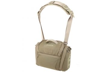 Image of Maxpedition Solstice Camera Shoulder Bag, w/Zipper Flaps for Additional Water/Rain Protection, 13.5 L, Tan STCTAN