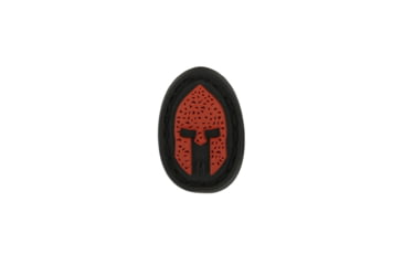 Image of Maxpedition Spartan Hi Relief Micro Morale Patch, Red, 0.625in x 0.875in, SHIMR