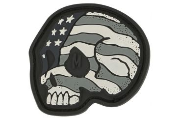 Image of Maxpedition Stars and Stripes Skull Morale Patch,1.6x1.5in,SWAT STSKS