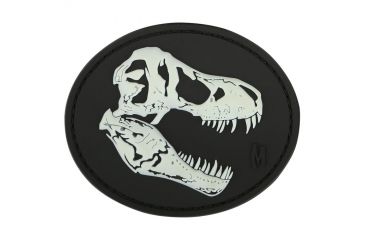 Image of Maxpedition T Rex Skull Morale Patch,Glow TREXZ