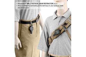 Image of Maxpedition Tactical Gear Retractor Snap Ring, Khaki, Large RL1K
