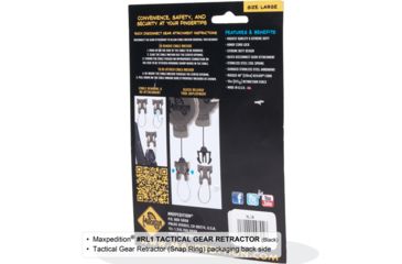 Image of Maxpedition Tactical Gear Retractor Snap Ring, Khaki, Large RL1K