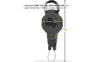 Image of Maxpedition Tactical Gear Retractor Snap Ring, Khaki, Medium RM1K