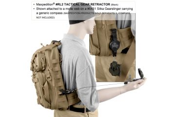Image of Maxpedition Tactical Gear Retractor Strap, Khaki, Large RL2K