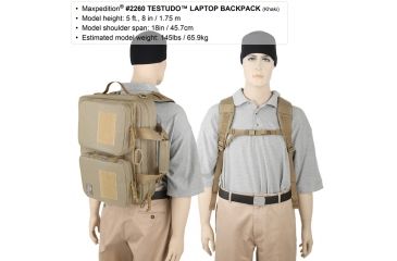 Image of Maxpedition Testudo Laptop Case, Khaki 2260K