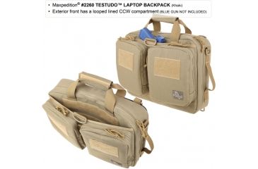 Image of Maxpedition Testudo Laptop Case, Khaki 2260K
