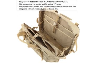 Image of Maxpedition Testudo Laptop Case, Khaki 2260K