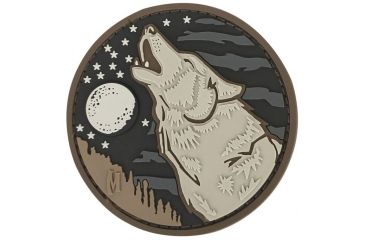 Image of Maxpedition Wolf Morale Patch,2.4x2.4in,Arid WOLFA