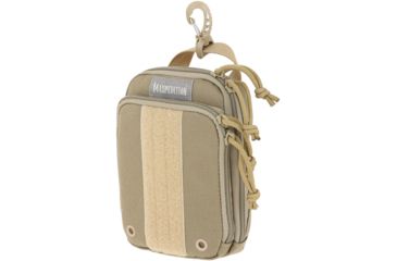 Image of Maxpedition ZipHook Large Pocket Organizer 5.25in x 2in x 8in, Khaki, Large PT1537K
