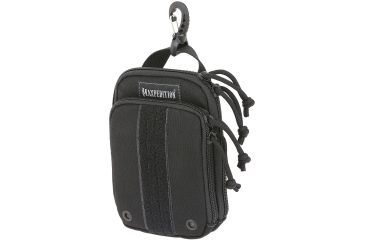 Image of Maxpedition ZipHook Small Pocket Organizer 4.5in x 1.5in x 6.5in, Black, Small PT1535B