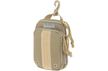 Image of Maxpedition ZipHook Small Pocket Organizer 4.5in x 1.5in x 6.5in, Khaki, Small PT1535K