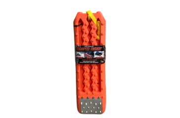 Image of MAXSA Escaper Buddy Tire Traction Mats with Metal Traction Grips, Orange, 2 pack, 20322