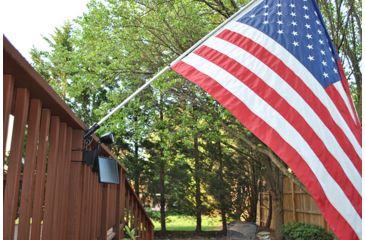 Image of MAXSA Solar LED Flag Light, Black 40334