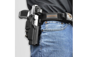 Image of Maxtor Tactical Springfield Alloy Competition OWB Holster, XD-M Elite 4.5, Right, Carbon Fiber, ACHBK-XD45-CF
