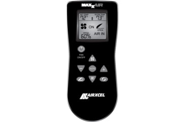 Image of MAXXAIR 00A01150K Handheld Remote Control For Maxxfan Plus And Deluxe, Black, 00A0115K