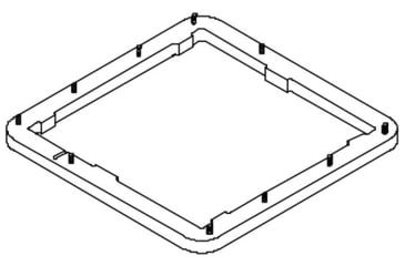 Image of Maxxair Vent Corp Gasket Pkg. F/Coleman Machs A/CS, 8332-3301