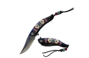 Image of MC Masters Collection Folding Blade, 5in, Stainless Steel Blade, Black Nylon Fiber Handle MC-A023BK