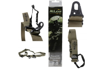 Image of McLean Corp DRS Dynamic Retention Slings, Ranger Green, One Size, DRS004
