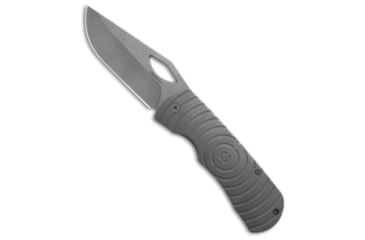 Image of Mcnees McNees Knives Dixon Frame Lock Knife Stonewashed Shockwave Titanium 3.75" SW, Gray, CPM MagnaCut, adult, BHQ-235963