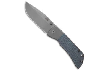 Image of Mcnees McNees Knives MAC2-3.5 Frame Lock Knife BJIG Stonewash/Blue 3.5" SW, Gray/Blue, CPM MagnaCut, adult, BHQ-223267