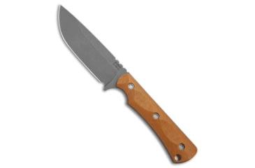 Image of McNees Knives Ridge Runner Fixed Blade Knife, 3.70in, CPM 3V, Drop Point Blade, Brown Handle, Brown/Gray, 8.20 inch, BHQ-211916