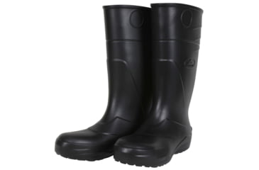 Image of MCR Safety 12in EVA Work Boots, Plain Toes with Treaded Sole, Over the Sock Style, Unlined Interior, Black, 7, EBP107