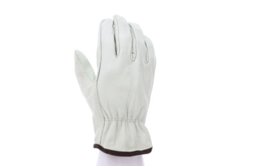 Image of MCR Safety 3201INL Leather Drivers Work Gloves, Select Grade Unlined Grain Cow Leather, Straight Thumb, Beige, Large, 3201INL