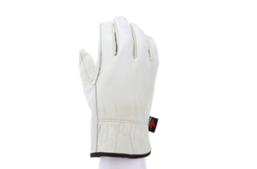 Image of MCR Safety 3201M Leather Drivers Work Gloves, Select Grade Unlined Grain Cow Leather, Straight Thumb, Beige, Medium, 3201M