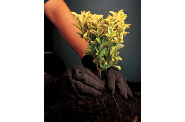 Image of MCR Safety 7100 Brown Jersey Work Gloves, Clute Pattern with Knit Wrist, Cotton Polyester Blend, Brown, Large, 7100