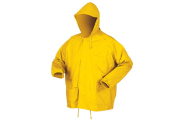 Image of MCR Safety Challenger Series 2 Piece Waterproof Rain Suit, .18mm PVC/Nylon, Yellow, 2X, 7002X2