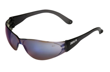 Image of MCR Safety Checklite CL1 Series Safety Glasses, Excellent Orbital Seal and Fit, Blue Mirror, One Size, CL118