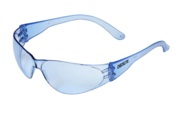 Image of MCR Safety Checklite CL1 Series Safety Glasses, Excellent Orbital Seal and Fit, Light Blue, One Size, CL113