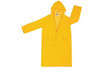 Image of MCR Safety Classic Series Waterproof Raincoat, .35mm PVC/Poly, Detachable Hood, Yellow, 2X, 200CX2