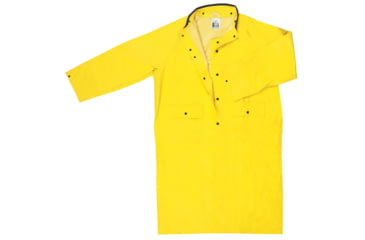 Image of MCR Safety Concord Series Waterproof Long Raincoat, .35mm Neoprene/Nylon, No Hood, Yellow, XL, 800CNXL