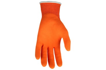 Image of MCR Safety Cut Pro 13 Gauge Kevlar Shell Cut Resistant Work Gloves, Latex Foam Coated Palm and Fingertips, Orange, Small, 9178LOS