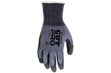Image of MCR Safety Cut Pro 18 Gauge Hypermax Shell Cut, Abrasion and Puncture Resistant Work Gloves, PU Coated Palm and Fingertips, Black/Blue, XX - Large, 92738PUXXL