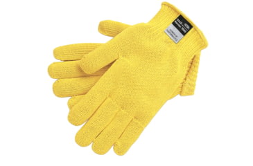 Image of MCR Safety Cut Pro 7 Gauge DuPont Kevlar Shell Cut Resistant Work Gloves, Heavy Weight, Yellow, Small, 9375S