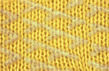 Image of MCR Safety Cut Pro 7 Gauge DuPont Kevlar Shell, Cut Resistant Work Gloves, PVC Honey Grip on 2 Sides, Regular Weight, Clear/Yellow, Medium, 9370HM