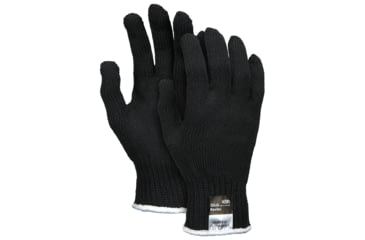 Image of MCR Safety Cut Pro 7 Gauge DuPont Kevlar Shell Cut Resistant Work Gloves, Regular Weight, Black, Small, 9370BKS