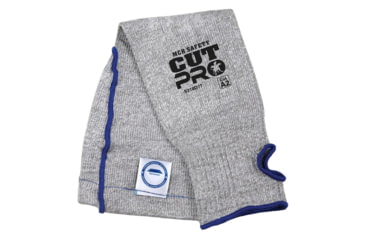 Image of MCR Safety Cut Pro 7 Gauge Dyneema Cut Resistant Sleeves with Thumbslot, 18in Length, Upper Arm Gusset, Gray, One Size, 9318D7T