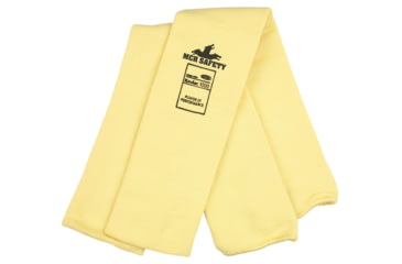 Image of MCR Safety Cut Pro DuPont Kevlar and Synthetic Cut Resistant Sleeves, 18in x 3 1/4in, Yellow, One Size, 9378KF