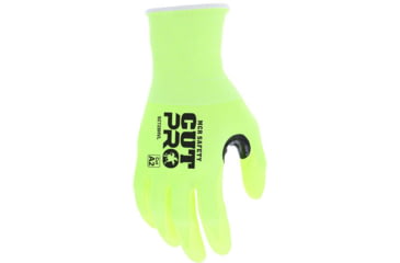 Image of MCR Safety Cut Pro,hivis,18g,refthmb, Hppe, Nf - 92728HVL