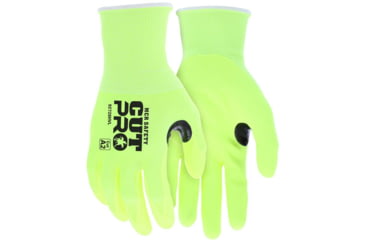 Image of MCR Safety Cut Pro,hivis,18g,refthmb, Hppe, Nf - 92728HVL