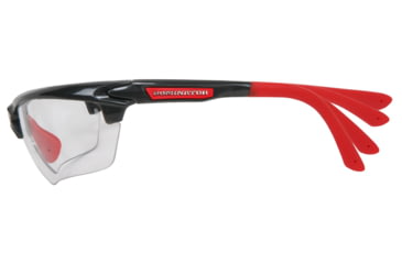 Image of MCR Safety Dominator DM3 Series MAX3 Lenses Scratch Resistant Safety Glasses, Adjustable Wire Core Temples and Nose Piece, Clear, One Size, DM1310P