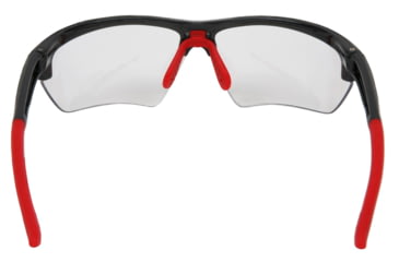 Image of MCR Safety Dominator DM3 Series MAX3 Lenses Scratch Resistant Safety Glasses, Adjustable Wire Core Temples and Nose Piece, Clear, One Size, DM1310P