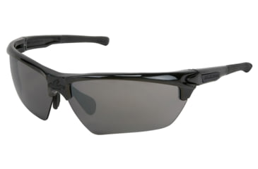 Image of MCR Safety Dominator DM3 Series Safety Glasses, Polarized Lenses, Adjustable Wire Core Temples and Nose Piece, Black Mirror, One Size, DM1337BZ