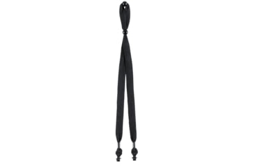 Image of MCR Safety Eyeglass Cord/Lanyard Rubber Ends Slide Over Eyewear Temples Dual Slide Beads for Maximum Adjustability 30in Relaxed Length, Black, One Size, 215